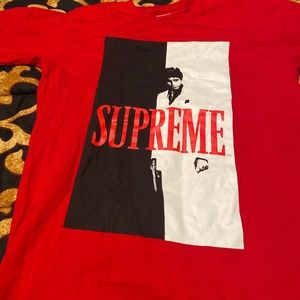 Supreme X scarface t shirt